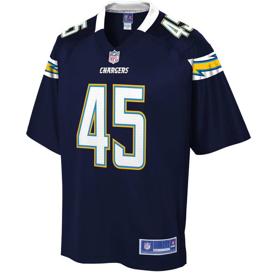 Los Angeles Chargers Cole Mazza NFL jersey front view