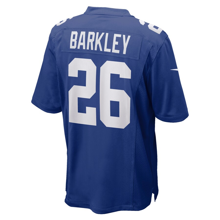 New York Giants Saquon Barkley NFL jersey front view