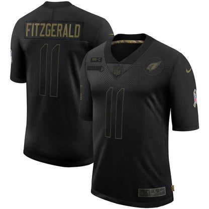 Arizona Cardinals Larry Fitzgerald Salute To Service NFL jersey front view