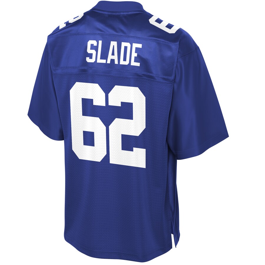 New York Giants Chad Slade Big Tall NFL jersey front view