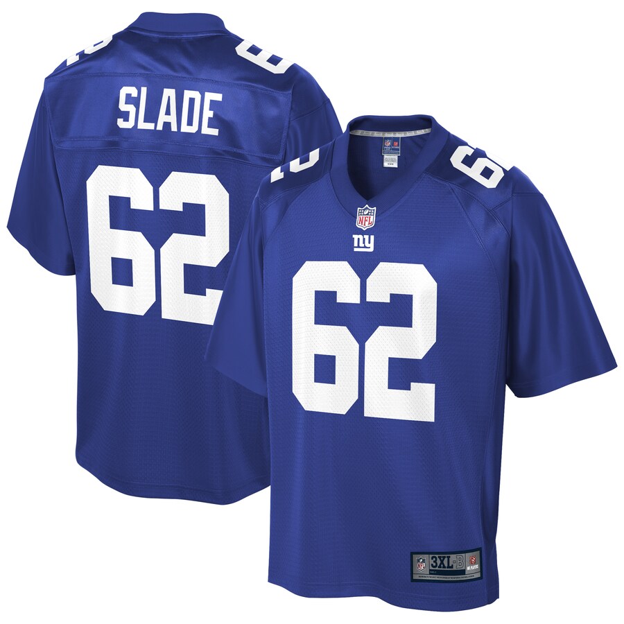 New York Giants Chad Slade Big Tall NFL jersey front view