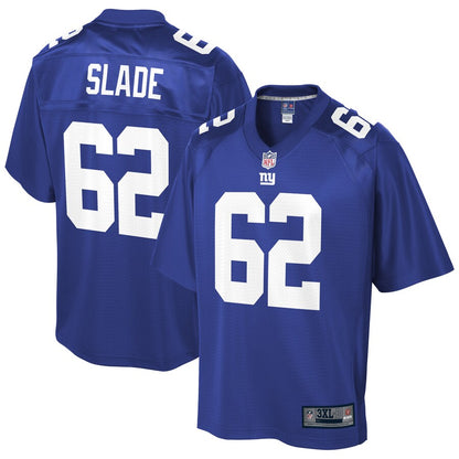 New York Giants Chad Slade Big Tall NFL jersey front view