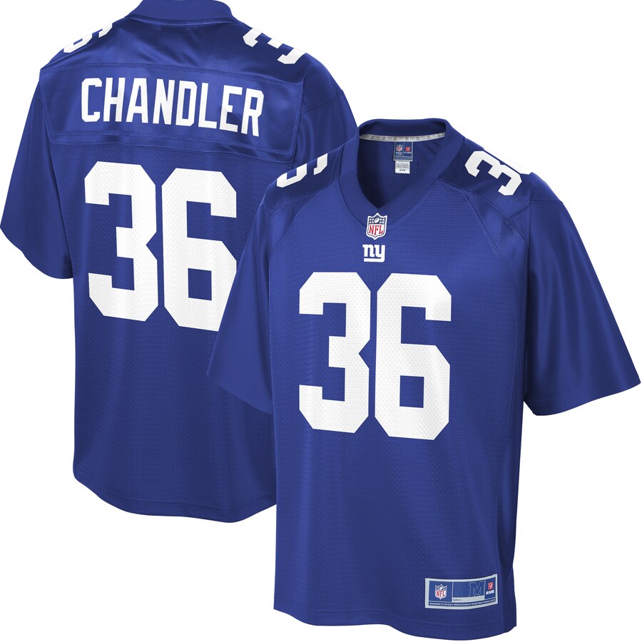 New York Giants Sean Chandler NFL jersey front view