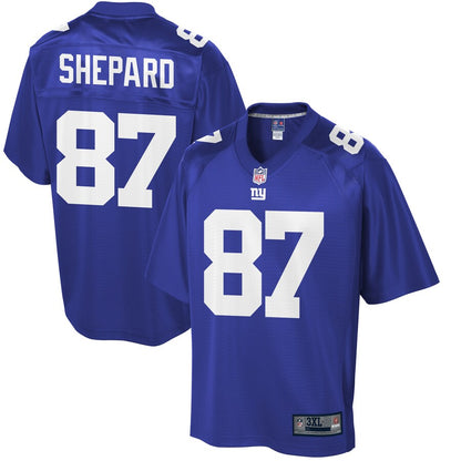 New York Giants Sterling Shepard Big Tall NFL jersey front view