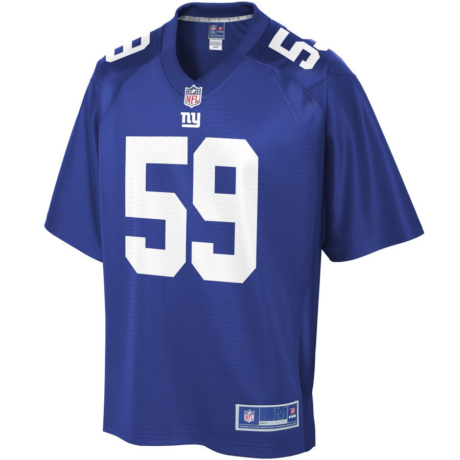 New York Giants Lorenzo Carter Big Tall NFL jersey front view
