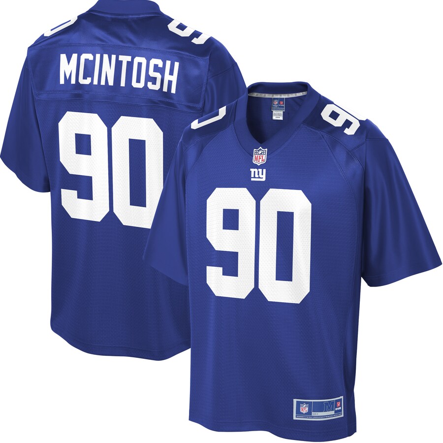 New York Giants Rj Mcintosh Big Tall NFL jersey front view