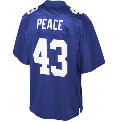New York Giants Chris Peace Big Tall NFL jersey front view