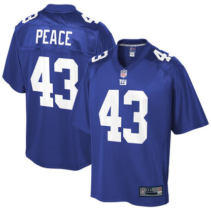 New York Giants Chris Peace Big Tall NFL jersey front view