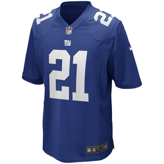 New York Giants Tiki Barber NFL jersey front view