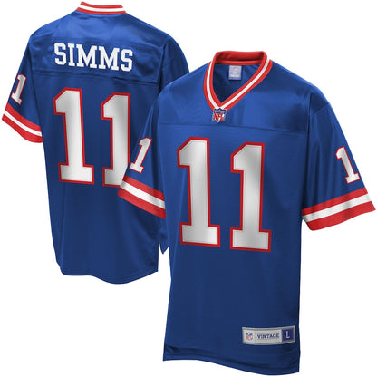New York Giants Phil Simms NFL jersey front view
