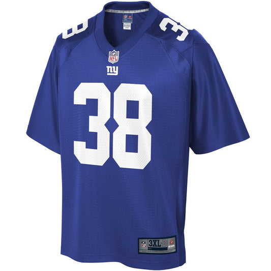 New York Giants Devante Downs Big Tall NFL jersey front view
