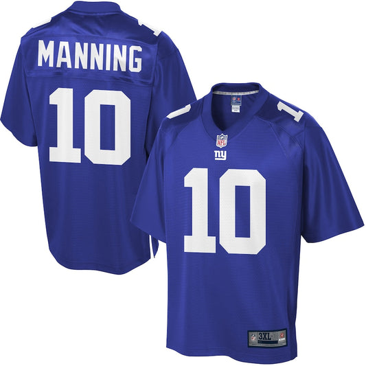 New York Giants S Eli Manning Big Tall NFL jersey front view