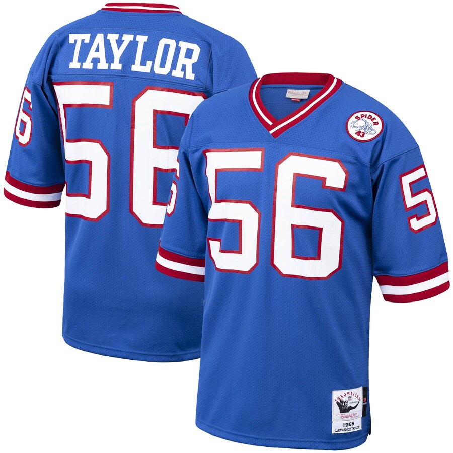New York Giants Lawrence Taylor NFL jersey front view