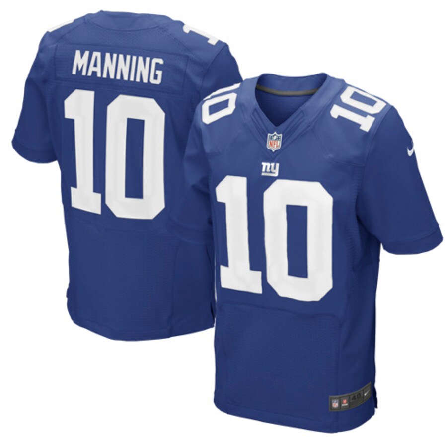 New York Giants S Eli Manning NFL jersey front view