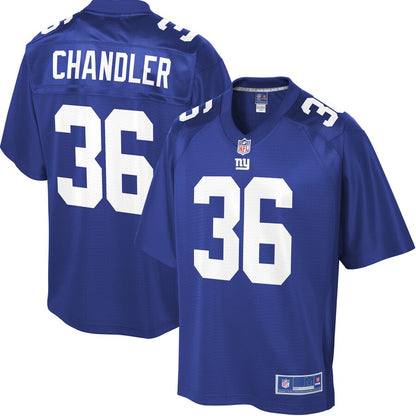 New York Giants Sean Chandler Big Tall NFL jersey front view