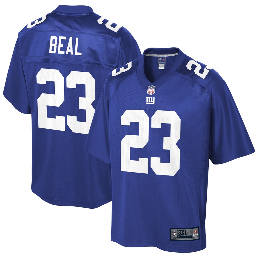 New York Giants Sam Beal Big Tall NFL jersey front view