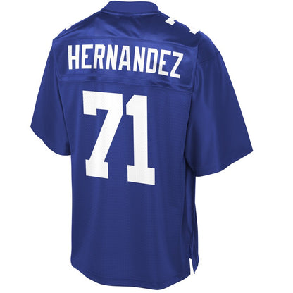 New York Giants Will Hernandez Big Tall NFL jersey front view