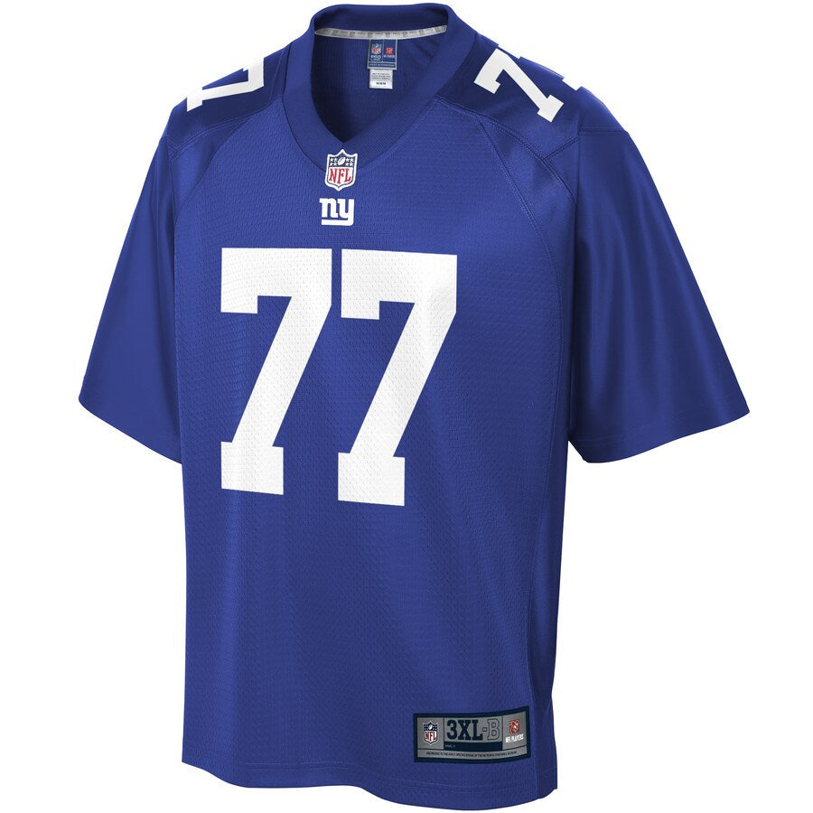 New York Giants Spencer Pulley Big Tall NFL jersey front view