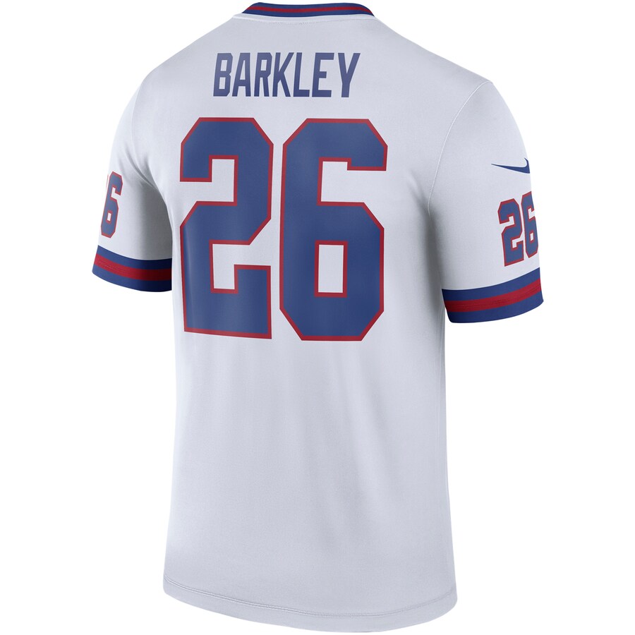 New York Giants Saquon Barkley Legend NFL jersey front view