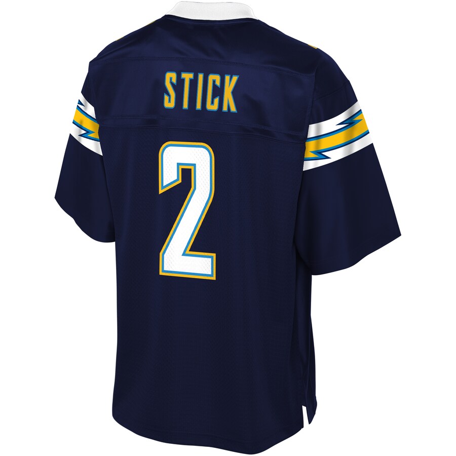 Los Angeles Chargers Easton Stick NFL jersey front view