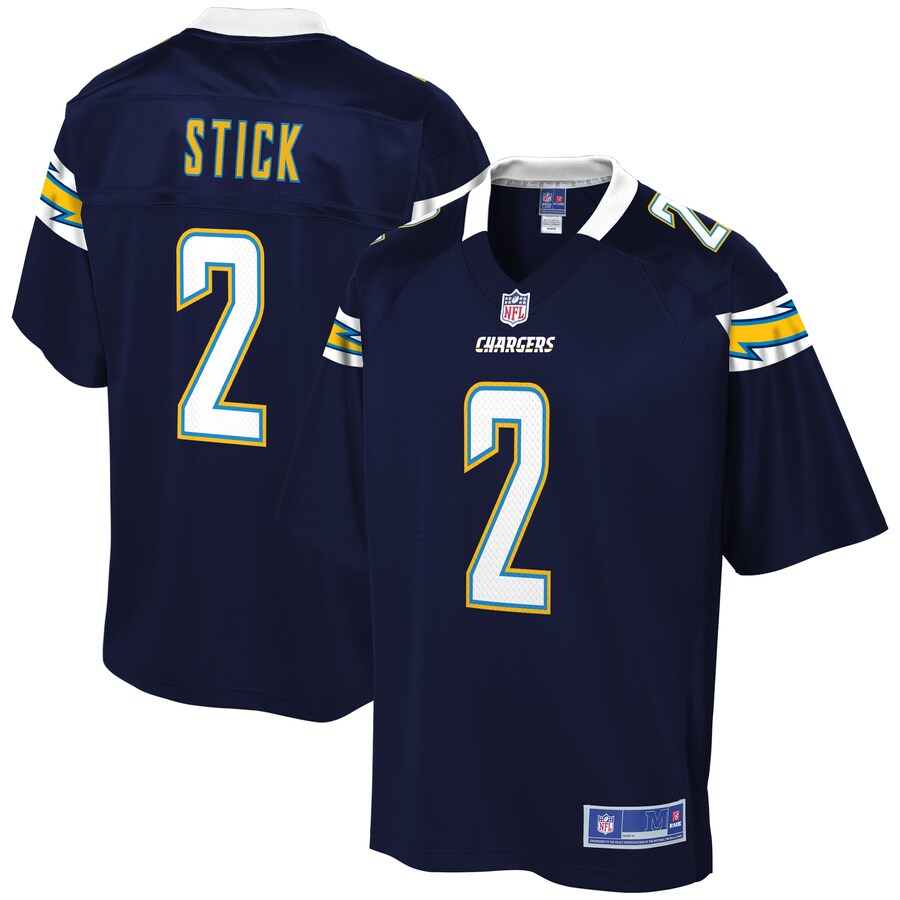 Los Angeles Chargers Easton Stick NFL jersey front view