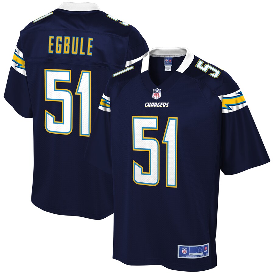 Los Angeles Chargers Emeke Egbule NFL jersey front view