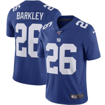 New York Giants Saquon Barkley 100th Season NFL jersey front view
