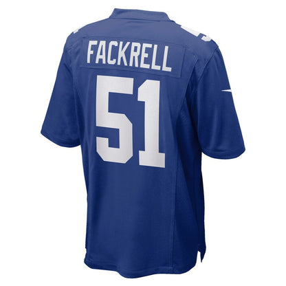 New York Giants Kyler Fackrell NFL jersey front view