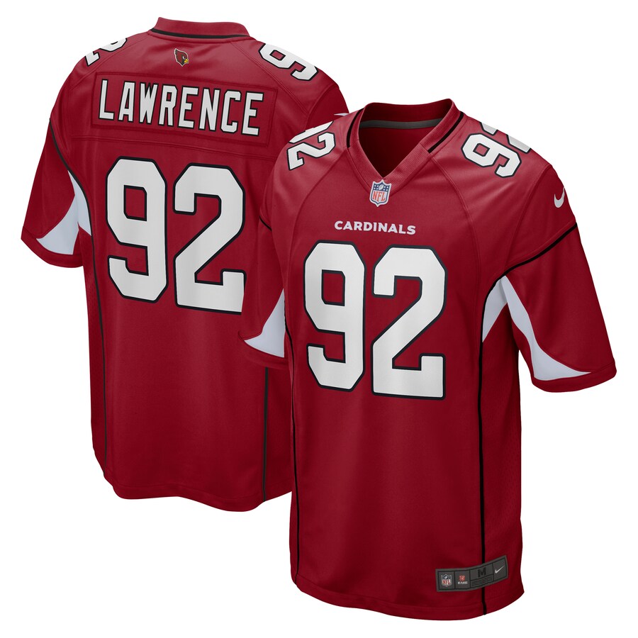 Arizona Cardinals Rashard Lawrence Cardinal NFL jersey front view