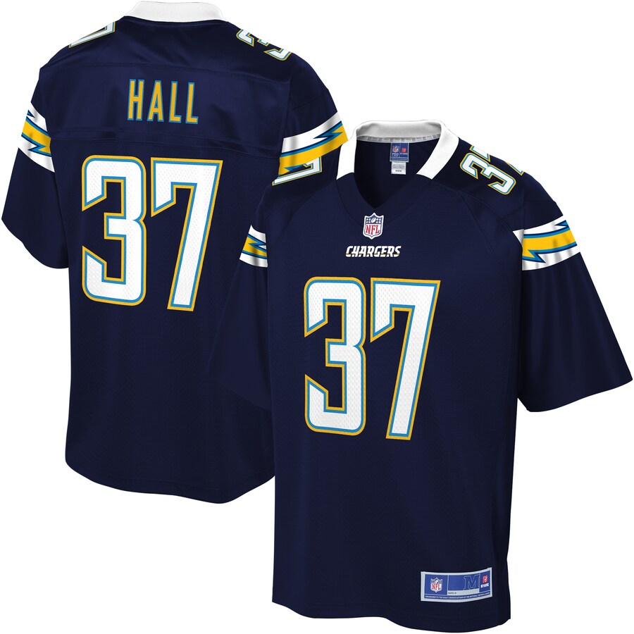 Los Angeles Chargers Kemon Hall NFL jersey front view