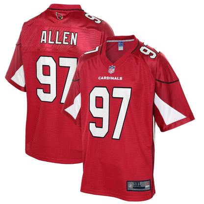Arizona Cardinals Zach Allen Cardinal Big Tall NFL jersey front view