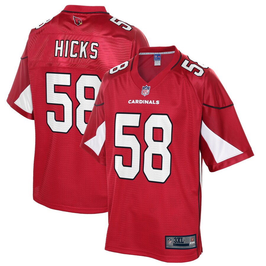 Arizona Cardinals Hicks Cardinal Big Tall NFL jersey front view