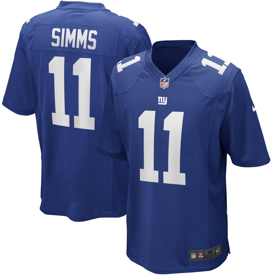 New York Giants Phil Simms NFL jersey front view