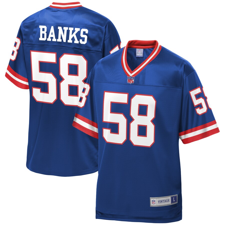 NYG CB  Pro Line Royal Jersey rtj football 2958
