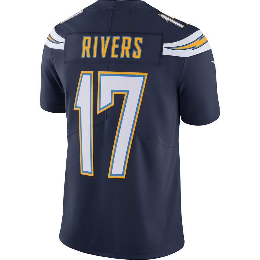 Los Angeles Chargers Philip Rivers 100 NFL jersey front view