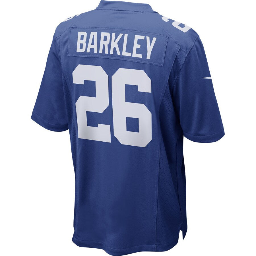 New York Giants Saquon Barkley NFL jersey front view