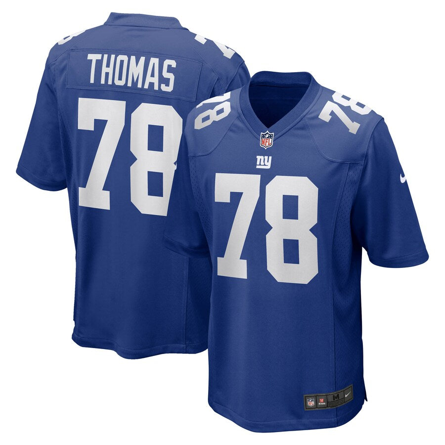 New York Giants Andrew Thomas Draft First Round NFL jersey front view