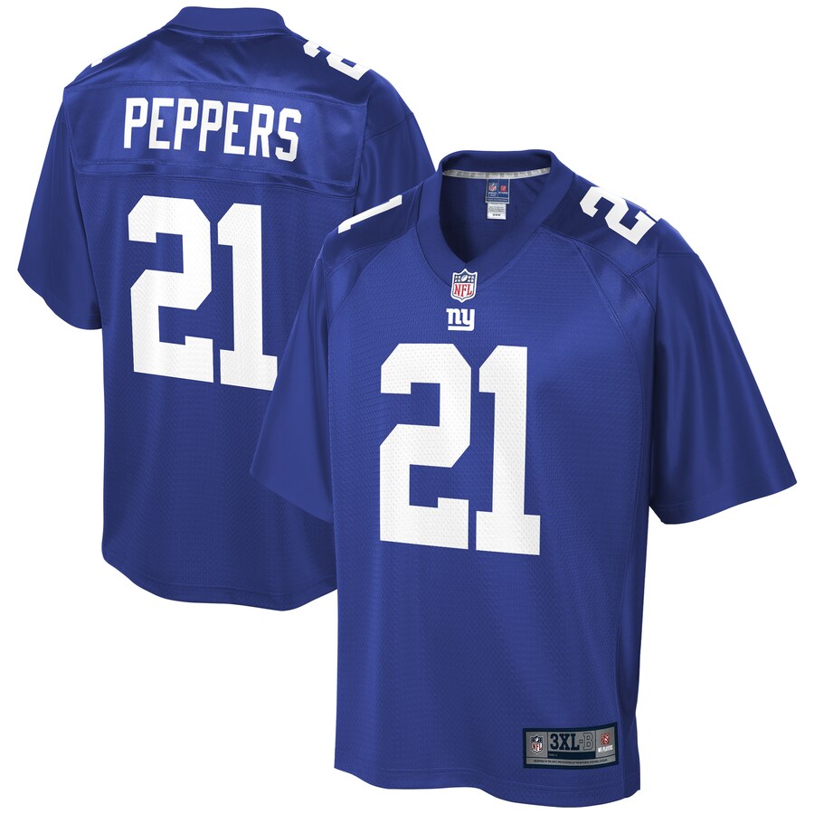 NYG JP  Pro Line Royal Big Tall Jersey rtj football 3048