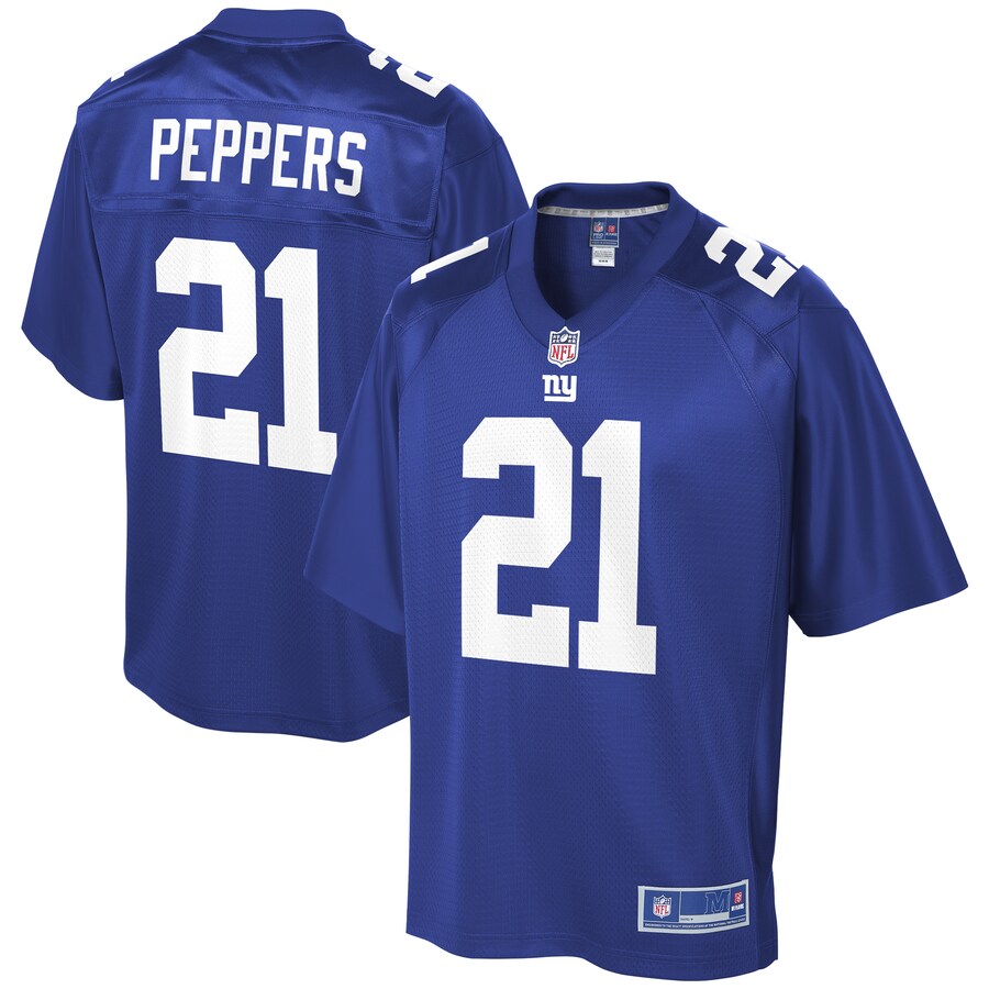 NYG JP  Pro Line Royal Team Jersey rtj football 3029