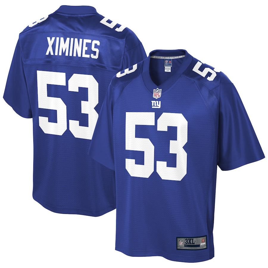 NYG OX  Pro Line Royal Big Tall Team Jersey rtj football 3109