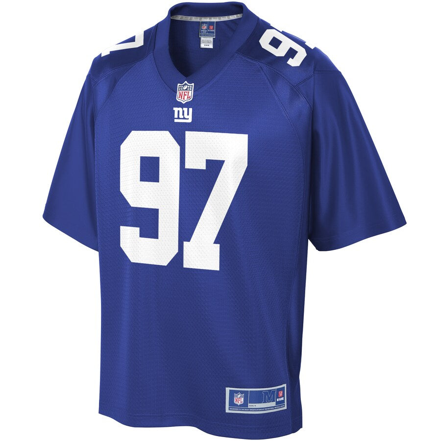 NYG DL  Pro Line Royal Team Jersey rtj football 3033