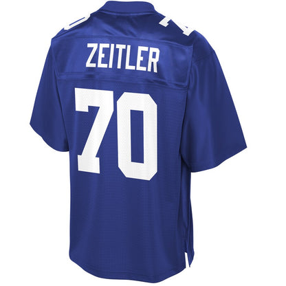 NYG KZ  Pro Line Royal Big Tall Team Jersey rtj football 3111