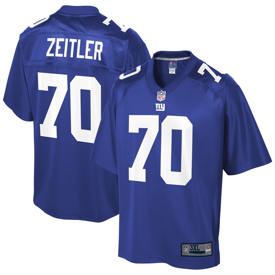 NYG KZ  Pro Line Royal Big Tall Team Jersey rtj football 3111