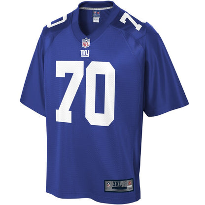 NYG KZ  Pro Line Royal Big Tall Team Jersey rtj football 3111