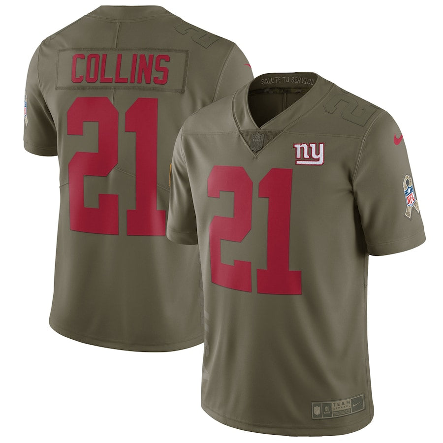 NYG LC Olive Salute To Service Limited Jersey rtj football 3064