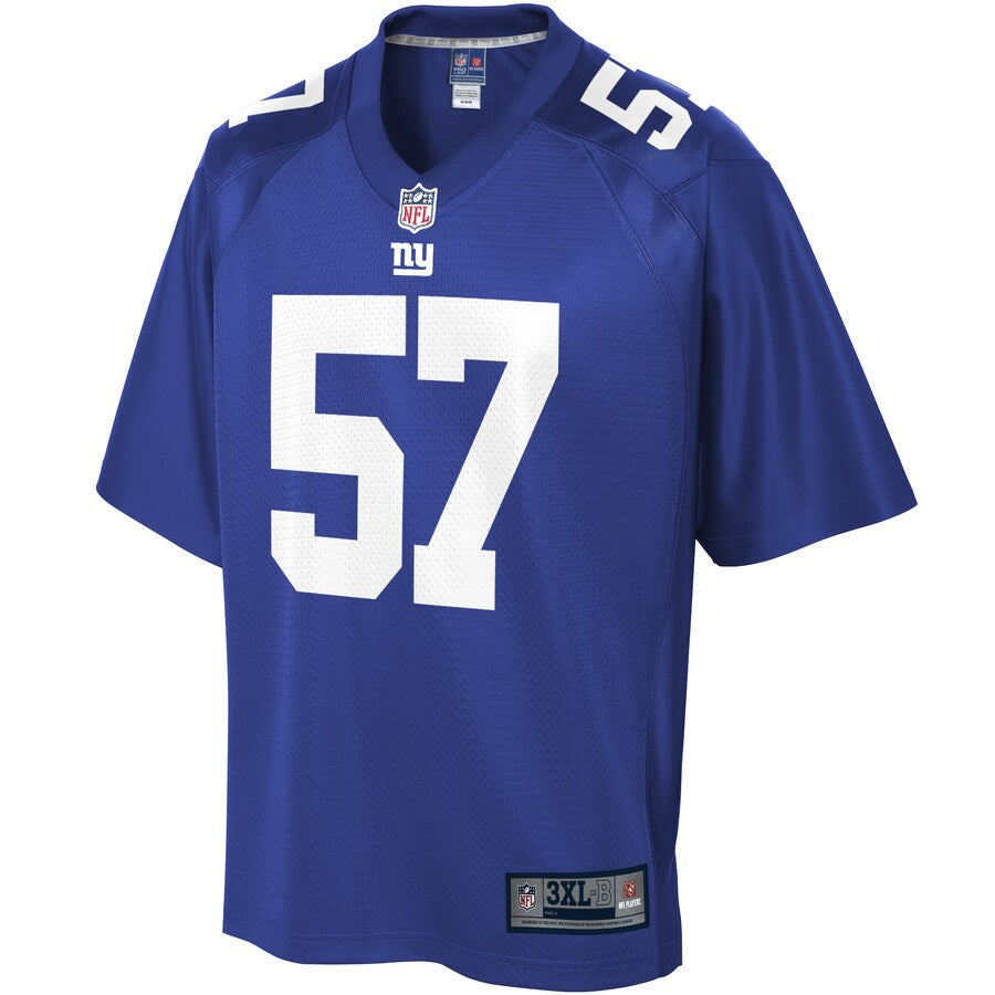 New York Giants Ryan Connelly Big Tall NFL jersey front view