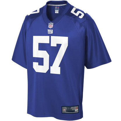 New York Giants Ryan Connelly Big Tall NFL jersey front view