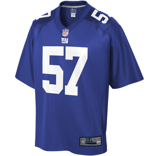 New York Giants Ryan Connelly Big Tall NFL jersey front view