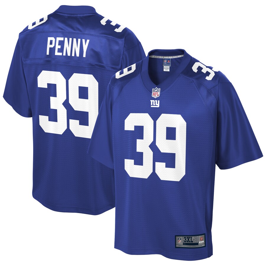 New York Giants Elijhaa Penny Big Tall NFL jersey front view