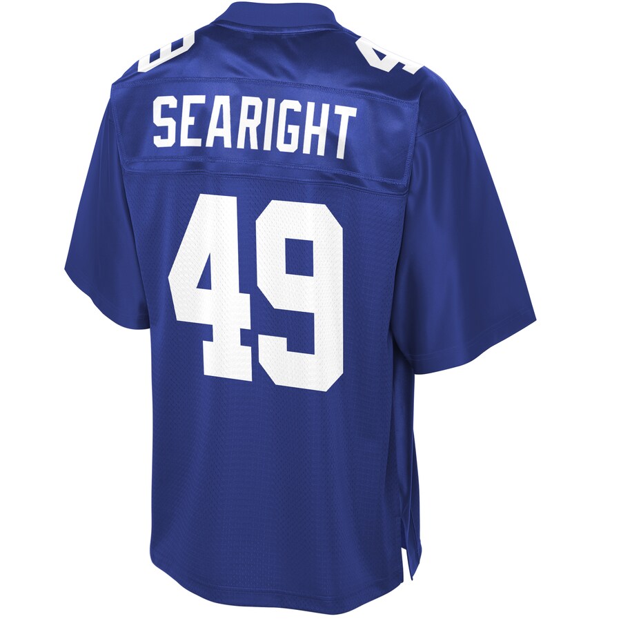 New York Giants Isaiah Searight Big Tall NFL jersey front view